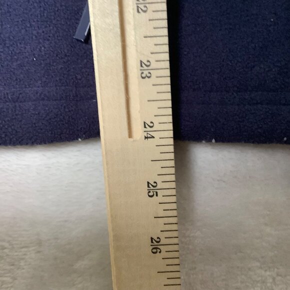 Disney Parks Authentic Women Large Fleece Vest Minnie Mouse Embroidery Navy Blue - Picture 7 of 8